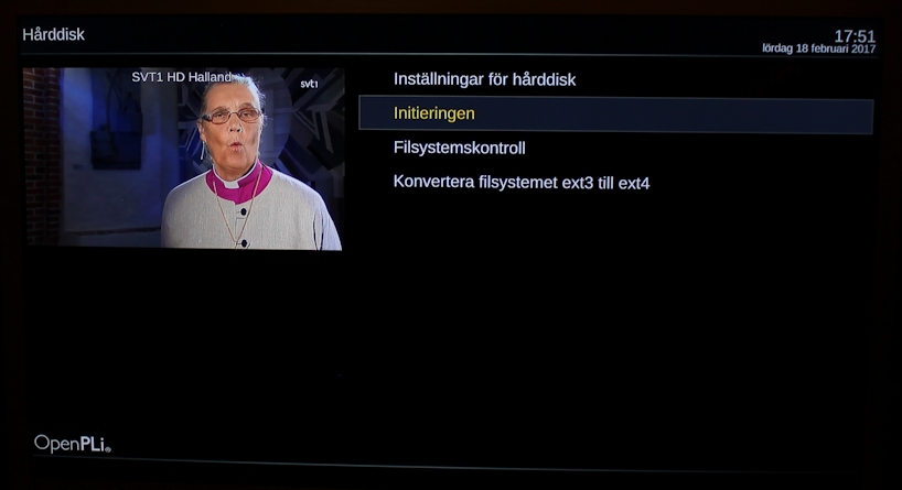 Formatera hårddisk